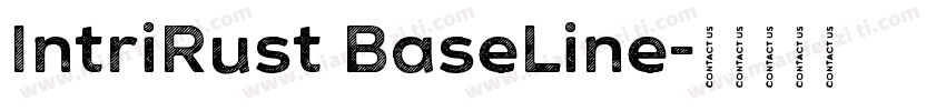 IntriRust BaseLine字体转换